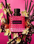 Perfume Valentino Donna Born in Roma femenino floral vainilla jazmín cachemira duración 4-6 horas