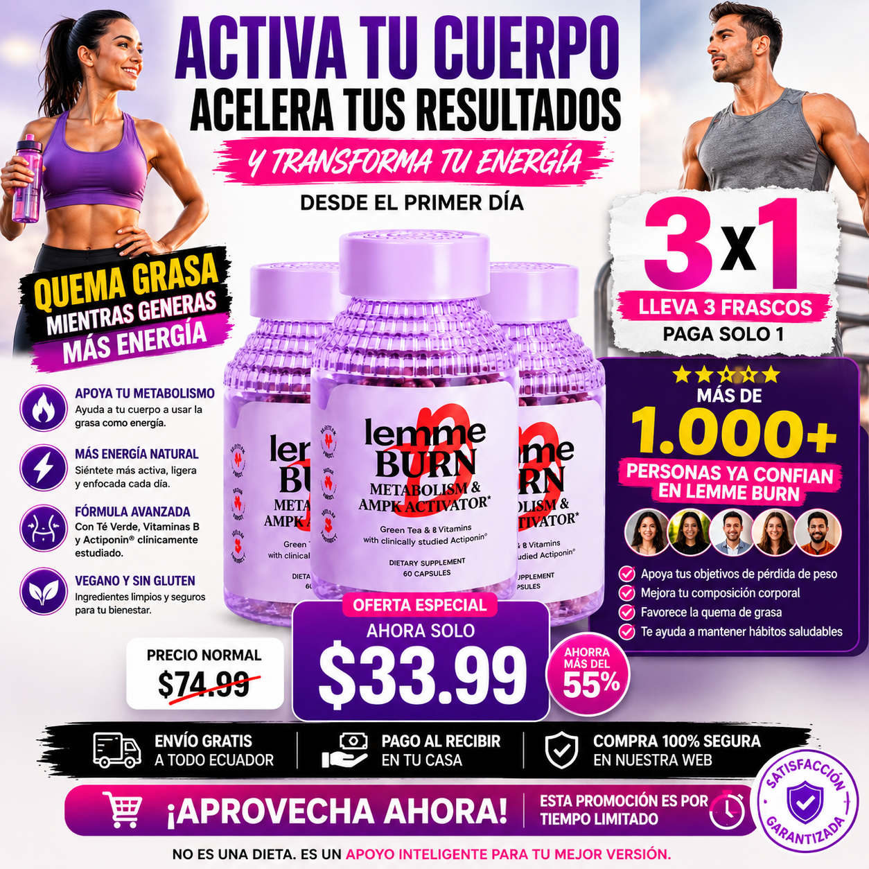 LEMME BURN - QUEMA GRASA - AUREVAX