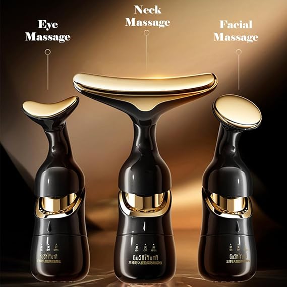 Masajeador facial 3 en 1 cuello - cara - ojos