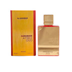 Perfume Haramain Rouge oriental ambarado unisex con vainilla y sándalo 