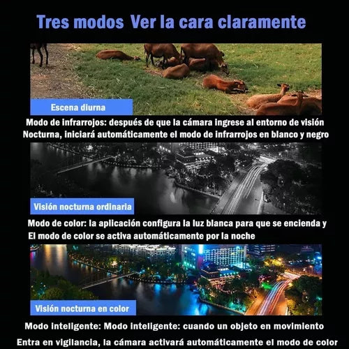 Cámara seguridad WiFi 360° Full HD exterior IP66 Ecuador