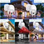 Cámara vigilancia WiFi IP66 exterior seguridad hogar Ecuador