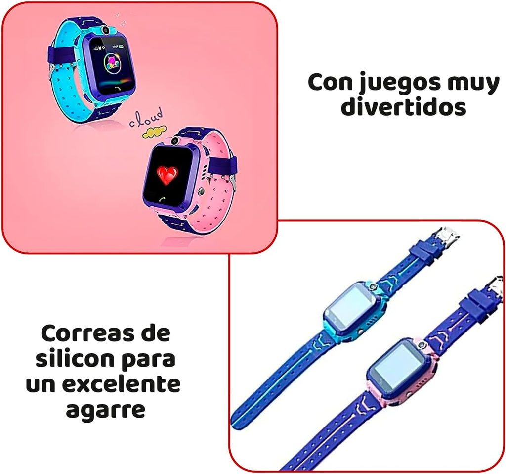 Smartwatch niños llamadas GPS cámara seguridad Ecuador