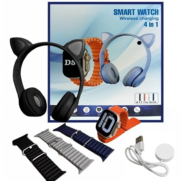 Smartwatch 5 en 1 llamadas Bluetooth reloj inteligente Ecuador