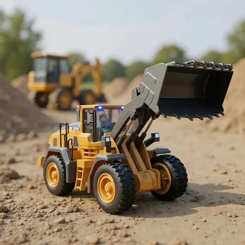 BULLDOZER DE JUGUETE A CONTROL REMOT 9CH