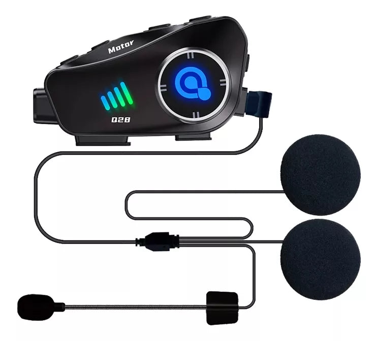 INTERCOMUNICADOR CON CÁMARA PARA MOTO