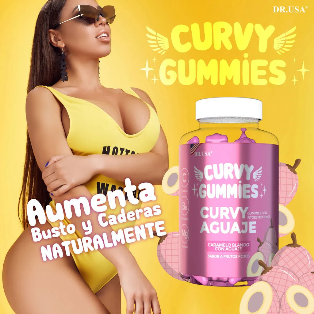 Curvy Gummies con Aguaje – Gomitas para curvas naturales y equilibrio hormonal femenino