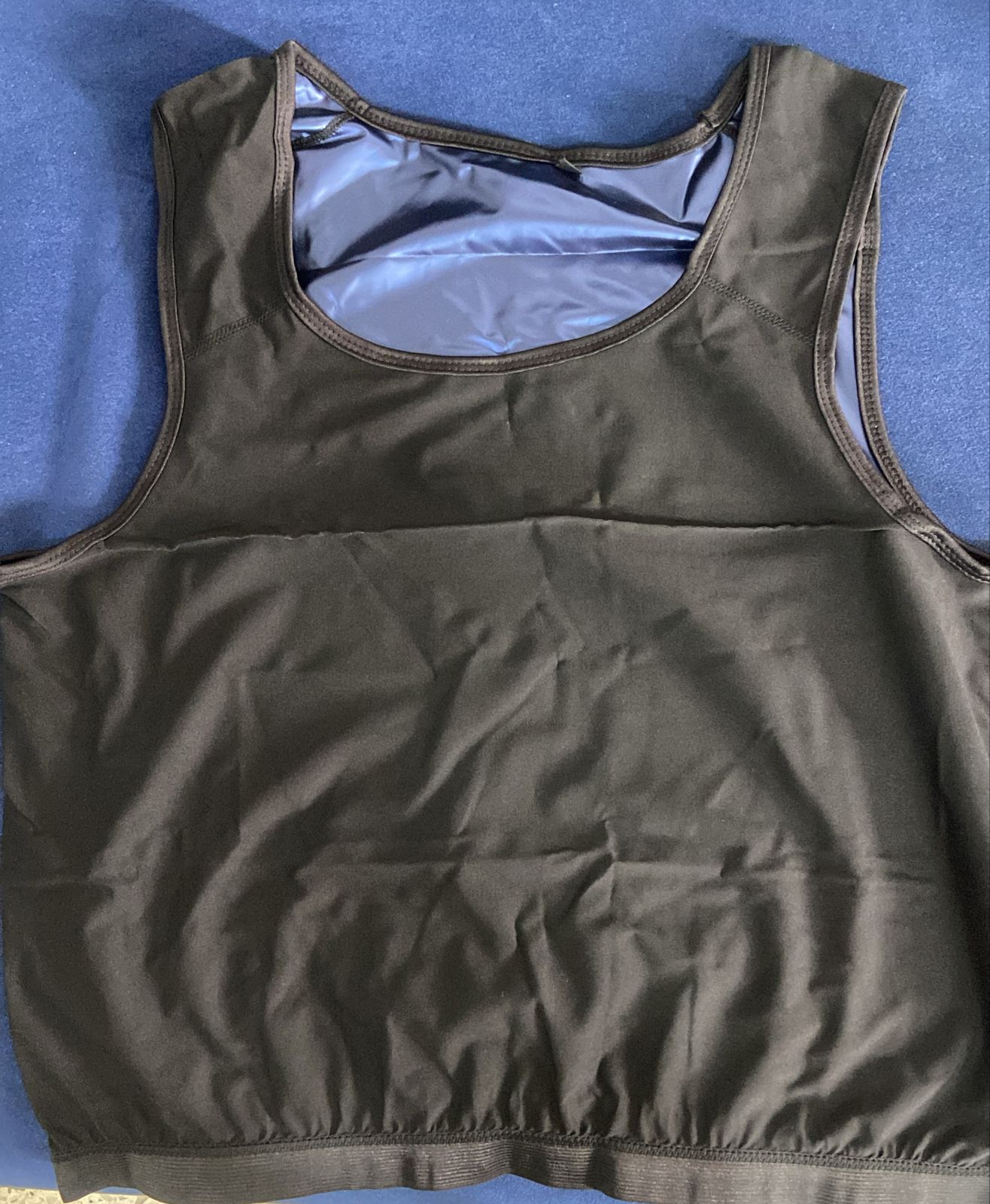Chaleco sauna faja quemagrasa hombre reductor abdominal tallas S/M L/XL XXL/XXXL