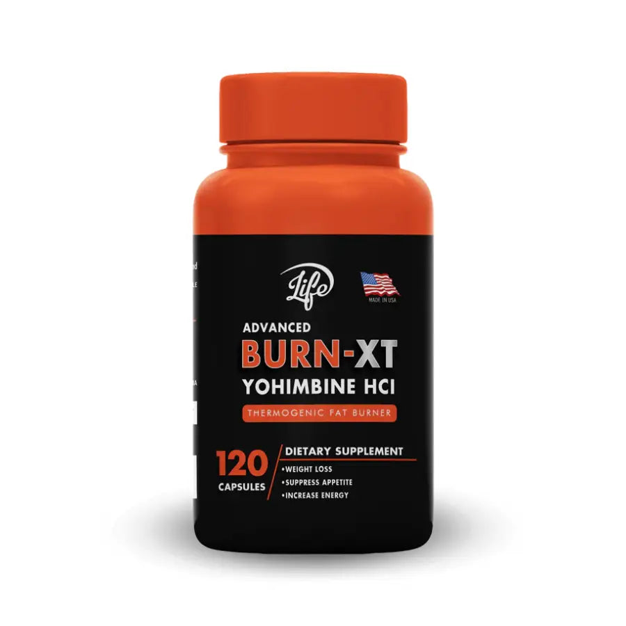 Burn XT Termogénico Quemador de Grasa con Yohimbine HCl – Suplemento para hombres y mujeres