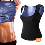 Chaleco sauna reductor faja quemagrasa mujer tallas S-M L-XL 2XL-3XL moldea cintura 
