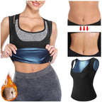 Chaleco sauna reductor faja quemagrasa mujer tallas S-M L-XL 2XL-3XL moldea cintura 