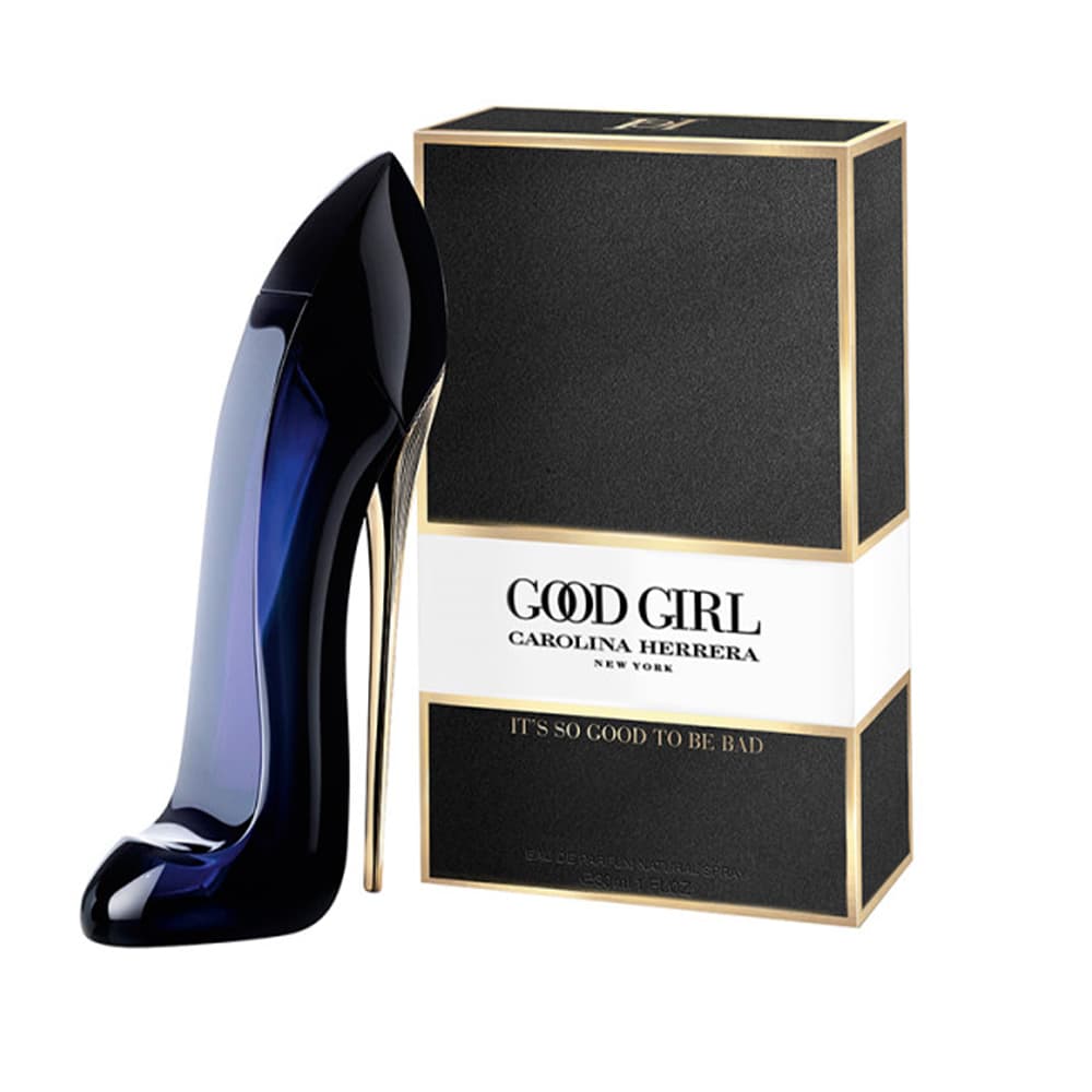 Perfume Good Girl Carolina Herrera tacón floral oriental jazmín vainilla cacao femenino 