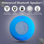 Parlante de Ducha Bluetooth - Resistente al Agua IPX4 con Manos Libres - AUREVAX