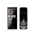 Perfume 212 VIP Black Carolina Herrera masculino fougère absenta vainilla negra almizcle AAA