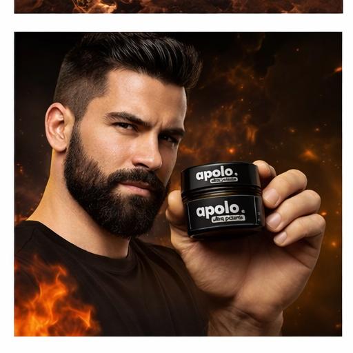 Apolo Ultra Potente 80ml – Bálsamo estimulante para crecimiento y densidad de barba masculina