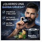 Apolo Ultra Potente 80ml – Bálsamo estimulante para crecimiento y densidad de barba masculina
