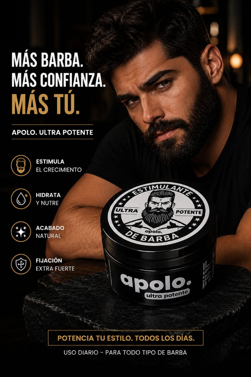 Apolo Bálsamo Estimulante de Barba
