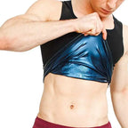 Chaleco sauna faja quemagrasa hombre reductor abdominal tallas S/M L/XL XXL/XXXL