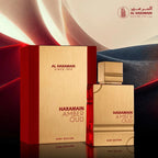 Perfume Haramain Rouge oriental ambarado unisex con vainilla y sándalo 