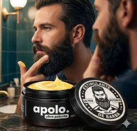 Apolo Ultra Potente 80ml – Bálsamo estimulante para crecimiento y densidad de barba masculina