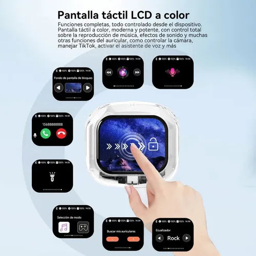 Audífonos Bluetooth AirMax TWS Pantalla LED