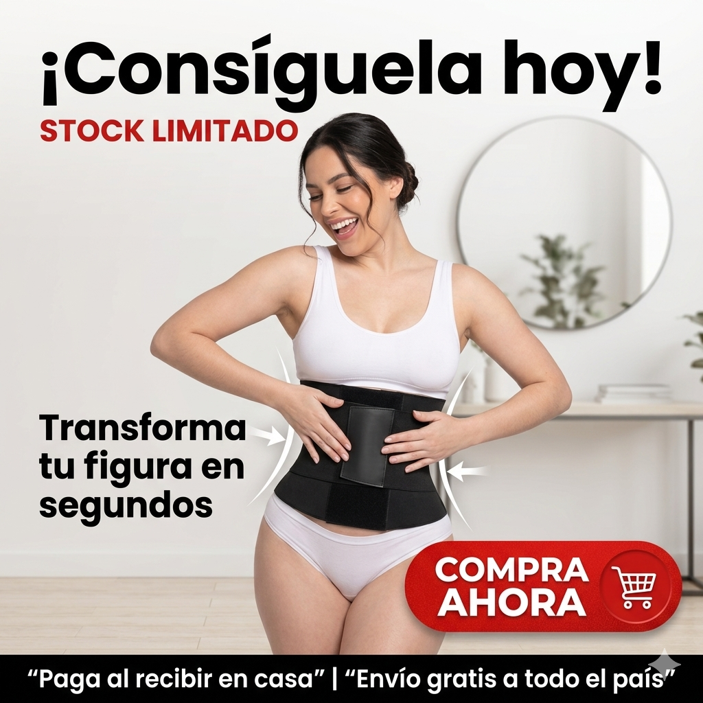Cinturilla faja reloj de arena alta compresión moldeadora cintura tallas XS S M L XL 2XL