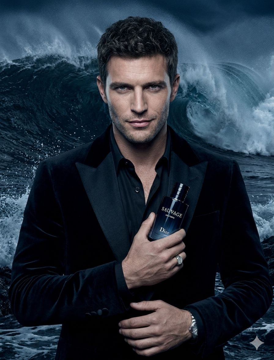 Perfume Sauvage Dior masculino aromático fougère notas bergamota cedro ambroxan duración 4-6 horas