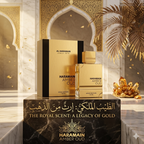 Perfume Al Haramain Gold en caja oriental floral dulce con ámbar y vainilla unisex 