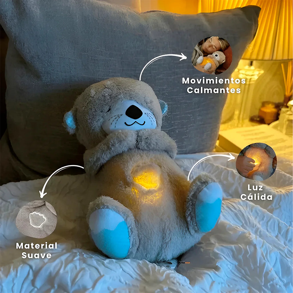 Peluche Nutria Relajante con Respiración Bebé