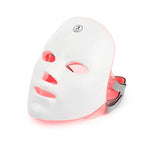 Máscara facial LED 7 colores rejuvenecimiento piel Ecuador