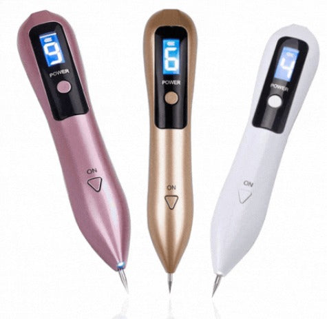Lapiz Laser Quitamanchas - Removedor de Manchas y Verrugas con Pantalla LCD