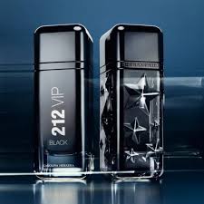 Perfume 212 VIP Black Carolina Herrera masculino fougère absenta vainilla negra almizcle AAA